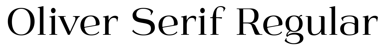 Oliver Serif Regular